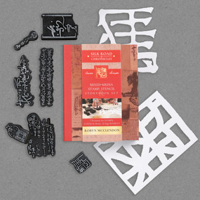 Mixed-Media Stamp, Stencil, and Storybook Set Asian Scripts by Robyn McClendon, 9780764368882