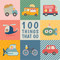 100 Things That Go (Padded Learning Book) by Shelley Cox, 9780655240488
