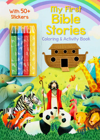 My First Bible Stories Coloring & Activity Book with 4 Crayons and 50+ Stickers by Editors of Silver Dolphin Books, 9781667211770