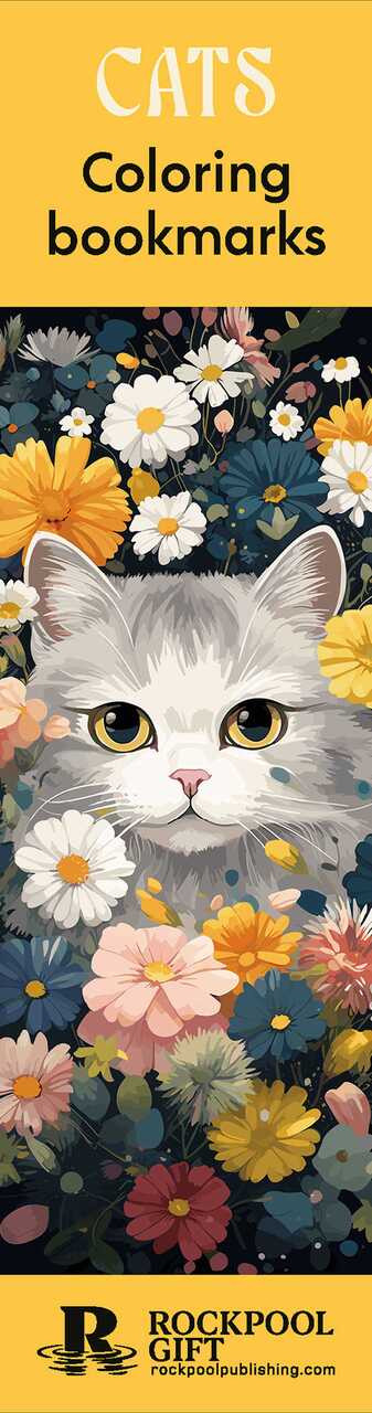 Cats Coloring Bookmarks by Marica Zottino, 9781923208919