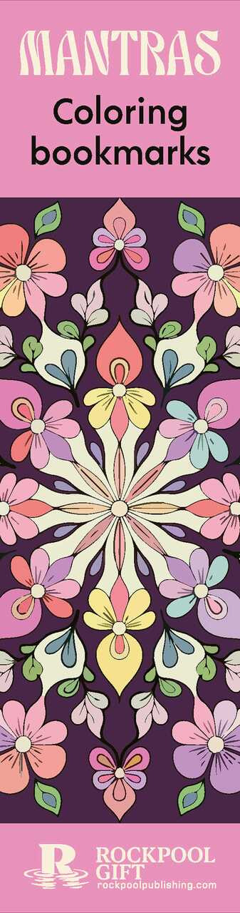Mantras Coloring Bookmarks by Marica Zottino, 9781923208933