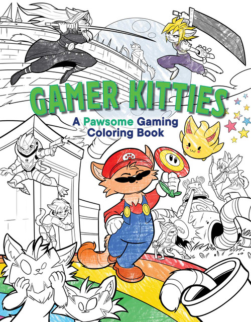 Gamer Kitties (A Pawsome Gaming Coloring Book) by Romina Tempest, Insight Editions, 9798337402581