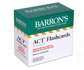 ACT Flashcards, Sixth Edition: Up-to-Date Review (2026) by James D. Giovannini, 9798349700118