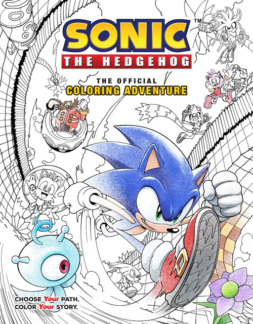 Sonic the Hedgehog: The Official Coloring Adventure by Ian Flynn, Adam Bryce Thomas, 9798886638158