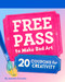 Free Pass to Make Bad Art (20 Coupons for Creativity) by Jeanetta Gonzales, 9781797233109