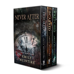 Never After Series Boxed Set, Books 1-3 (Hooked, Scarred, and Wretched) by Emily McIntire, 9781464275388
