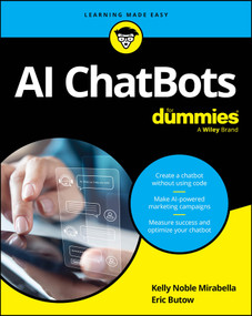 AI ChatBots For Dummies by Kelly Noble Mirabella, Eric Butow, 9781394378555