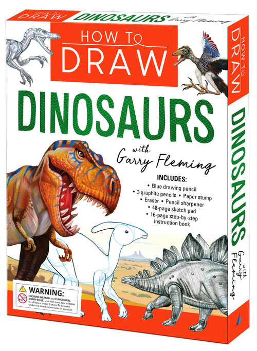 How to Draw Dinosaurs (Book & Kit) by Garry Fleming, 9780655243236