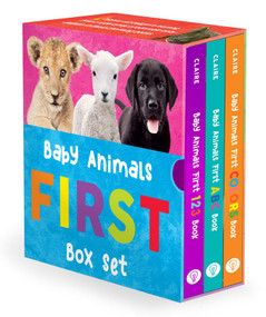 Baby Animals First Box Set: 123, ABC, Colors by Alexandra Claire, 9781685550219