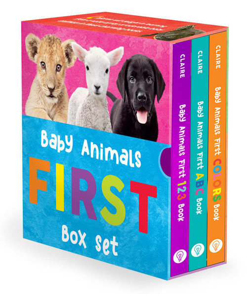Baby Animals First Box Set: 123, ABC, Colors by Alexandra Claire, 9781685550219
