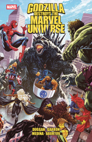 Godzilla Destroys the Marvel Universe by Gerry Duggan, Javier Garron, Paco Medina, SCIETRONC, Mark Brooks, 9781302964894