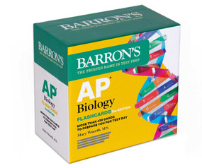 AP Biology Flashcards, Third Edition: Up-to-Date Review (Barron's AP Prep) by Mary Wuerth, 9798349700415