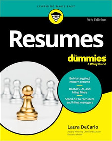 Resumes For Dummies - 9781394392506 by Laura DeCarlo, 9781394392506