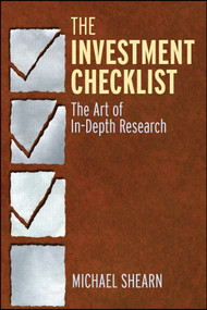 The Investment Checklist (The Art of In-Depth Research) - 9781394377978 by Michael Shearn, 9781394377978