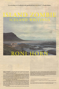 Island Zombie (Iceland Writings) by Roni Horn, 9780691248622