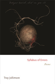 Syllabus of Errors (Poems) by Troy Jollimore, 9780691167688