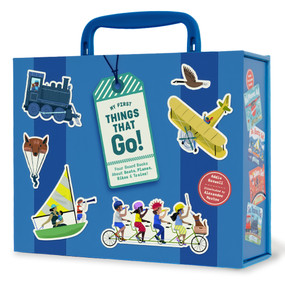 My First Things That Go (A Box Set of 4 Toddler Board Books: Boats, Planes, Bikes, and Trains for Toddlers 1-3) by Addie Boswell, Alexander Mostov, 9781632176509