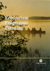 Ecotourism Programme Planning by David A Fennell, 9780851996103