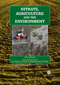 Nitrate, Agriculture and the Environment by Tom Addiscott, 9780851999135