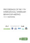 Proceedings of the 11th International Veterinary Behaviour Meeting by Sagi Denenberg, 9781786394583