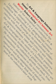 Art & Language International (Conceptual Art between Art Worlds) by Robert Bailey, 9780822361688