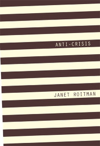 Anti-Crisis by Janet Roitman, 9780822355274