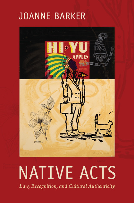 Native Acts (Law, Recognition, and Cultural Authenticity) by Joanne Barker, 9780822348511
