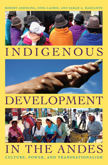 Indigenous Development in the Andes (Culture, Power, and Transnationalism) by Robert Andolina, Nina Laurie, Sarah A. Radcliffe, 9780822345404