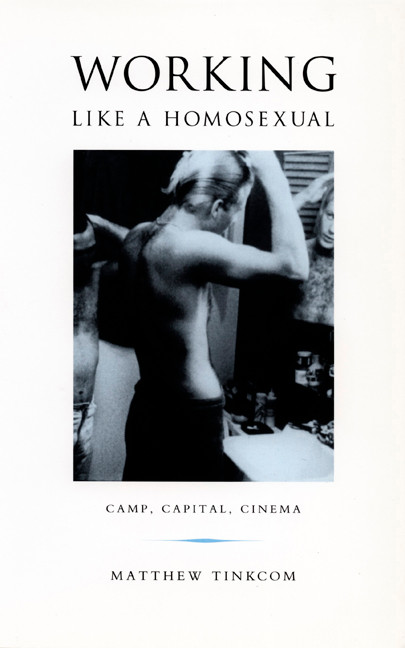 Working Like a Homosexual (Camp, Capital, Cinema) by Matthew Tinkcom, 9780822328896