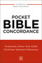 Pocket Bible Concordance (Finding Key Terms---Over 5,000 Old and   New Testament References), 9780310181125