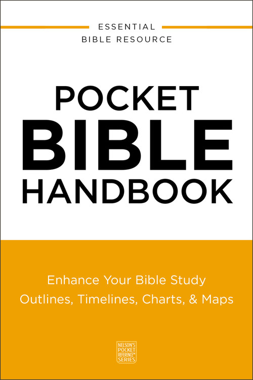 Pocket Bible Handbook (Enhance Your Bible Study---Outlines, Timelines, Charts, and   Maps), 9780310181132