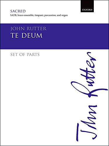 Te Deum - 9780193513761 - 9780193513761 by John Rutter, 9780193513761