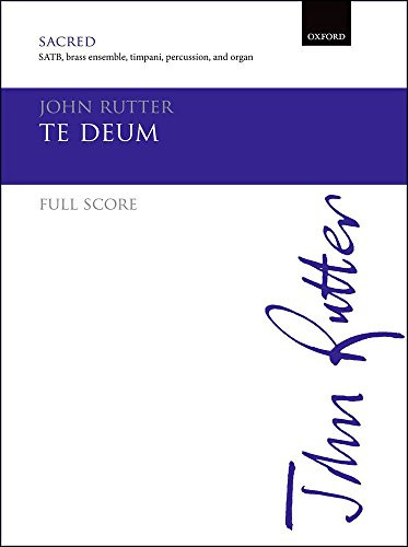 Te Deum - 9780193513754 - 9780193513754 by John Rutter, 9780193513754