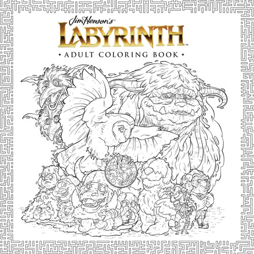 Jim Henson's Labyrinth Adult Coloring Book by Jim Henson, Various, 9781684151110
