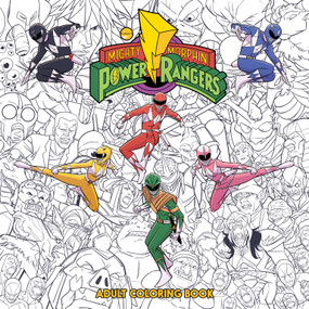 Mighty Morphin Power Rangers Adult Coloring Book by Ryan Parrott, 9781608869558