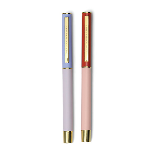 COLOR BLOCK PENS - LAVENDER + BLUSH - DCBS-1014 - DCBS-1014