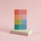 BOOKCLOTH JOURNAL - RAINBOW CHECK, JB85-2216