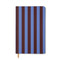 SOFT TOUCH JOURNAL - PURPLE + NUTMEG STRIPE - JB85-2218 - JB85-2218