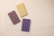 SOFT TOUCH JOURNAL - PURPLE + NUTMEG STRIPE - JB85-2218 - JB85-2218