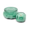 BASALT TURQUOISE 10 OZ GLASS W/ LID -FRESH AIR & SEA SALT, BAS0908