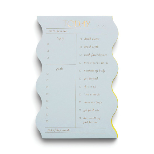 WAVY DAILY NOTEPAD - CLOUD - PP53-1008 - PP53-1008