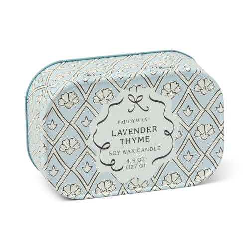 CHÉRIE PRINTED TIN - LAVENDER &THYME, CHE0405