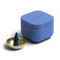 PERRIWINKLE BLUE CUBED METAL TIN INCENSE W/ 20 INCENSE CONES + INCENSE CONE HOLDER, INR03