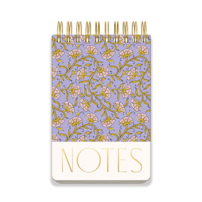 LARGE CHUNKY NOTEPAD - PURPLE VINTAGE FLORAL - ST68-1002 - ST68-1002