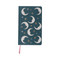 CLOTH COVERED JOURNAL - TEAL MOON, JB85-2224