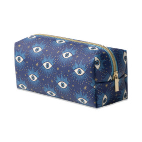 VEGAN LEATHER POUCH- STARRY EYED, DWLP-1004