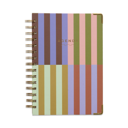 UNDATED 13 MO PERPETUAL PLANNER - BOLD STRIPE, AGS68-1854