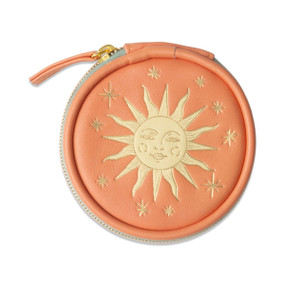 VEGAN LEATHER PILL CASE- TERRACOTTA SUN, DSB-1007