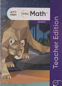 Teacher Edition Volume 1 Grade 8 2020 by HOUGHTON MIFFLIN HARCOURT, 9780358116141