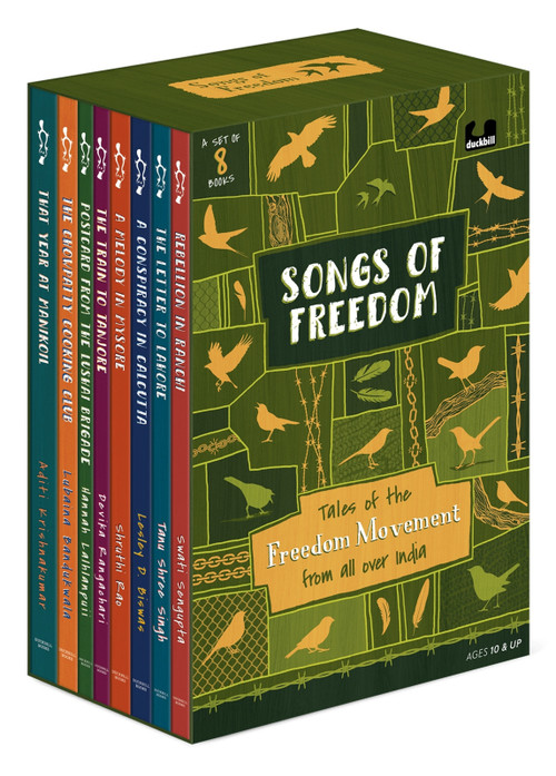 Songs of Freedom: Tales of the Freedom Movement From All Over India (Boxset with 8 books by bestselling authors | Ages 10+) by Various, 9780143464136